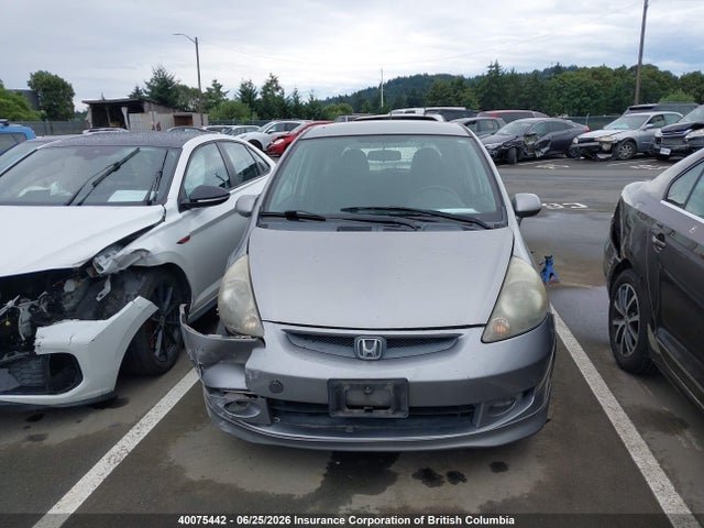 40075442 :رقم المزاد ، JHMGD386X7S809340 vin ، 2007 Honda Fit Sport مزاد بيع