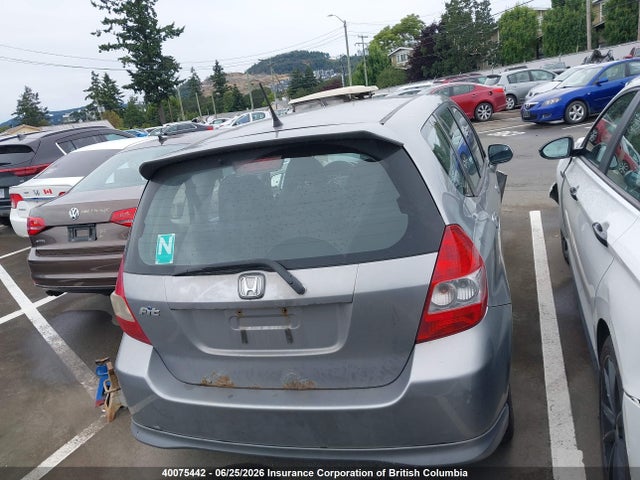 40075442 :رقم المزاد ، JHMGD386X7S809340 vin ، 2007 Honda Fit Sport مزاد بيع