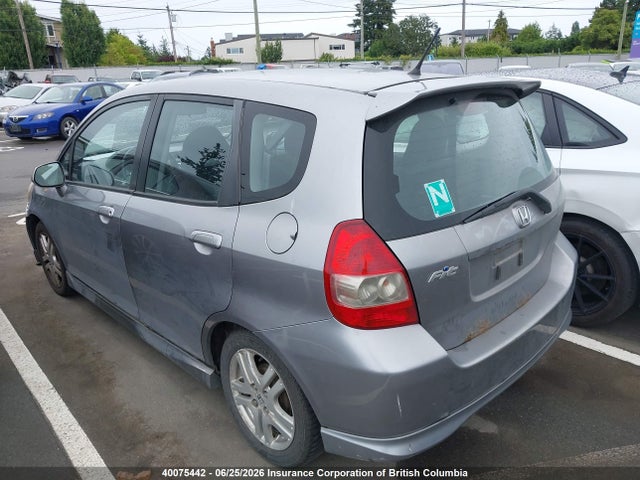 40075442 :رقم المزاد ، JHMGD386X7S809340 vin ، 2007 Honda Fit Sport مزاد بيع