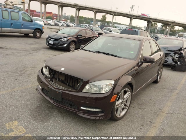 2011 Mercedes-benz C 350 4matic მანქანა იყიდება აუქციონზე, vin: WDDGF8HB2BF578222, აუქციონის ნომერი: 40080238