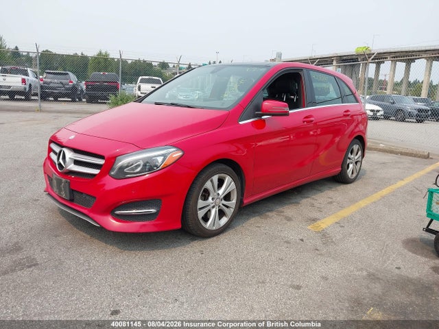 2016 Mercedes-benz B 250 4matic მანქანა იყიდება აუქციონზე, vin: WDDMH4GB7GJ400267, აუქციონის ნომერი: 40081145