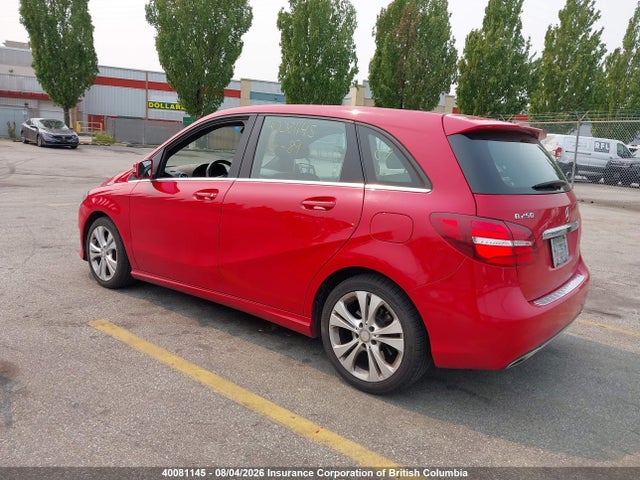 2016 Mercedes-benz B 250 4matic მანქანა იყიდება აუქციონზე, vin: WDDMH4GB7GJ400267, აუქციონის ნომერი: 40081145