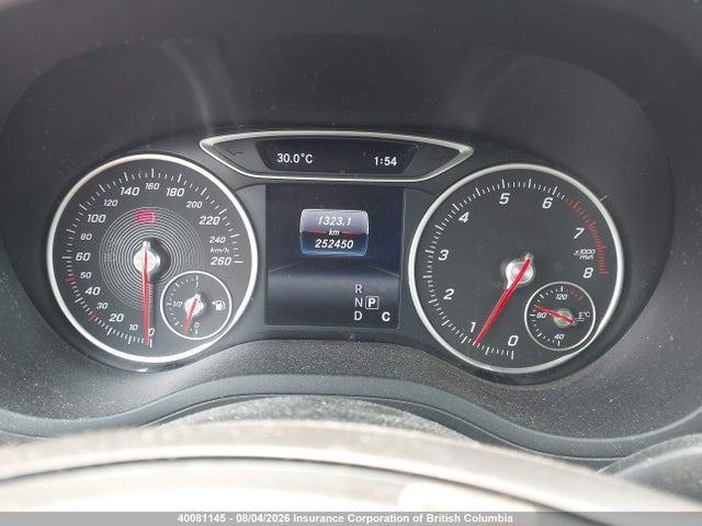 2016 Mercedes-benz B 250 4matic მანქანა იყიდება აუქციონზე, vin: WDDMH4GB7GJ400267, აუქციონის ნომერი: 40081145