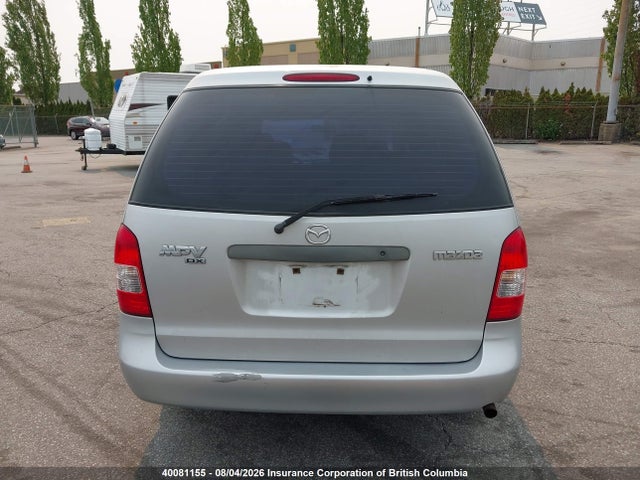 2000 Mazda Mpv Wagon მანქანა იყიდება აუქციონზე, vin: JM3LW28G9Y0137109, აუქციონის ნომერი: 40081155
