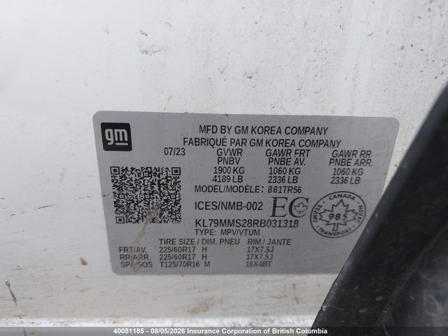Chevrolet Trailblazer Ls 2024 KL79MMS28RB031318 Image 9