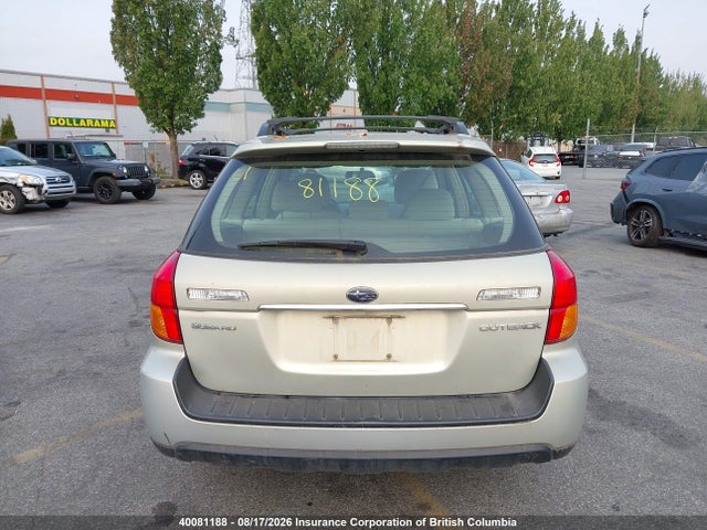 Продажа на аукционе авто 2007 Subaru Outback Outback 2.5i, vin: 4S4BP61CX77343413, номер лота: 40081188