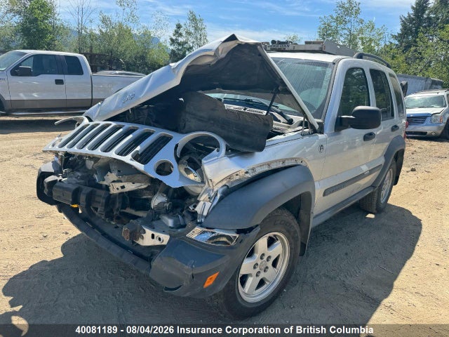 40081189 :رقم المزاد ، 1J4GL48K27W707878 vin ، 2007 Jeep Liberty Sport مزاد بيع