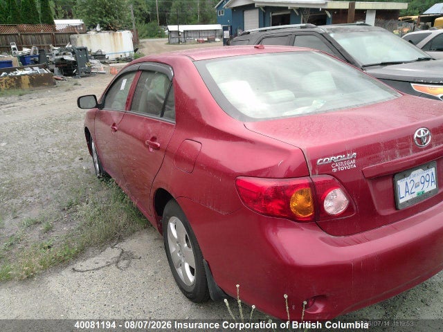 40081194 :رقم المزاد ، 2T1BU40E89C008401 vin ، 2009 Toyota Corolla S/le/xle مزاد بيع