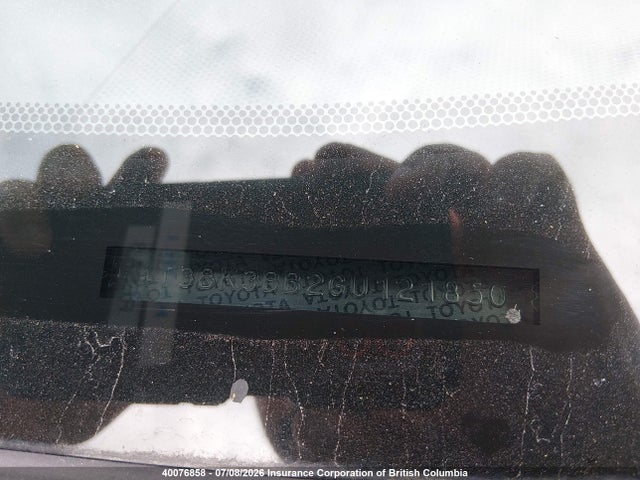 40076858 :رقم المزاد ، 4T3BK3BB2GU121850 vin ، 2016 Toyota Venza Xle مزاد بيع