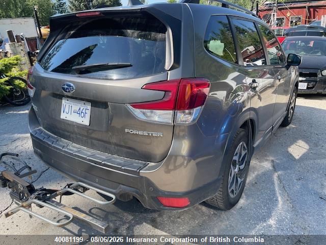 40081199 :رقم المزاد ، JF2SKEFC2LH557534 vin ، 2020 Subaru Forester Convenience مزاد بيع