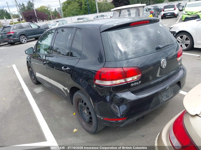 2012 Volkswagen Golf მანქანა იყიდება აუქციონზე, vin: WVWDA7AJ1CW079338, აუქციონის ნომერი: 40077439