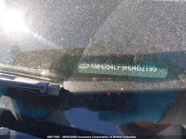 2017 Hyundai Elantra Se/value/limited მანქანა იყიდება აუქციონზე, vin: KMHD84LF9HU402195, აუქციონის ნომერი: 40071593