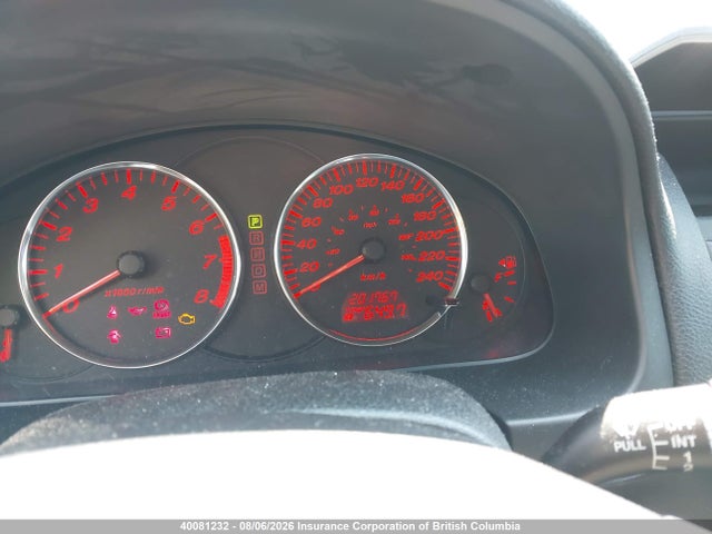2005 Mazda 6 S მანქანა იყიდება აუქციონზე, vin: 1YVHP83D155M49350, აუქციონის ნომერი: 40081232