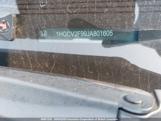 1HGCV2F99JA801605 Honda Accord Touring