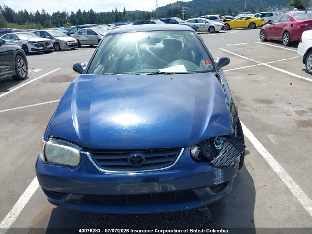 40076280 :رقم المزاد ، 2T1BR12E92C879150 vin ، 2002 Toyota Corolla Ce/le/s مزاد بيع