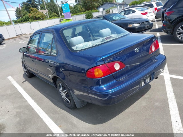 40076280 :رقم المزاد ، 2T1BR12E92C879150 vin ، 2002 Toyota Corolla Ce/le/s مزاد بيع