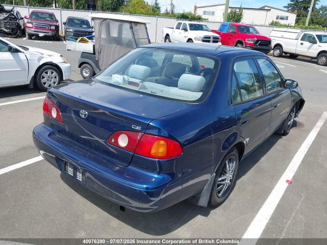 40076280 :رقم المزاد ، 2T1BR12E92C879150 vin ، 2002 Toyota Corolla Ce/le/s مزاد بيع