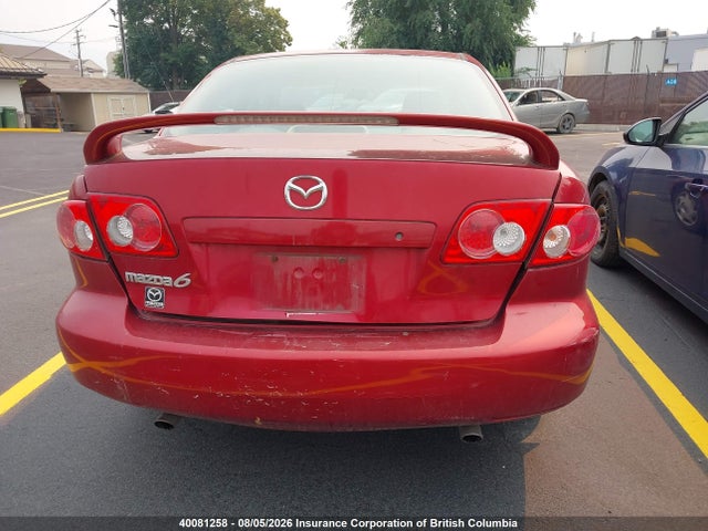40081258 :رقم المزاد ، 1YVFP80C345N01322 vin ، 2004 Mazda 6 I مزاد بيع