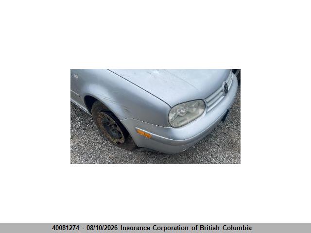 Aukcja sprzedaży 2002 Volkswagen Golf, vin: 9BWGK21JX24029387, numer aukcji: 40081274