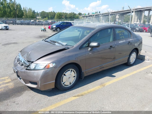 40081289 :رقم المزاد ، 2HGFA1F43AH017560 vin ، 2010 Honda Civic مزاد بيع