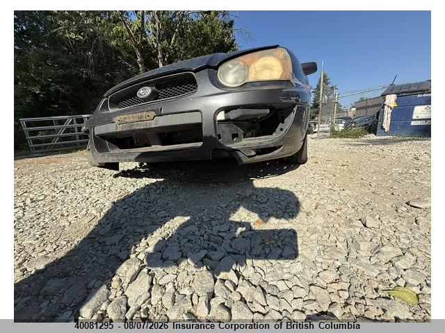 2005 Subaru Impreza Rs მანქანა იყიდება აუქციონზე, vin: JF1GG67565H815607, აუქციონის ნომერი: 40081295