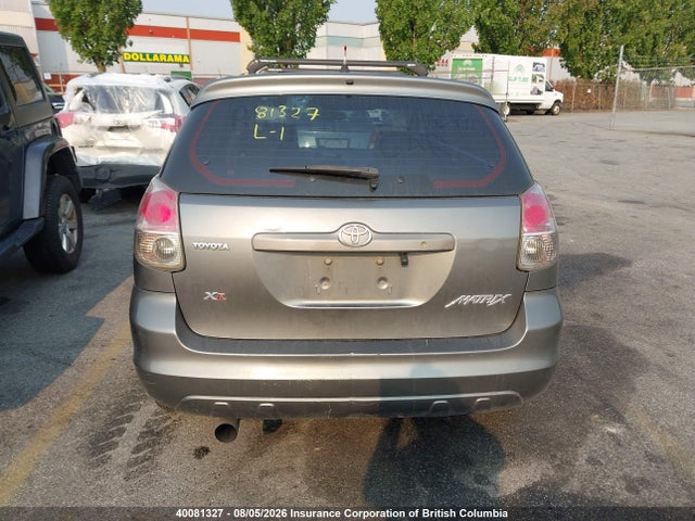 2005 Toyota Matrix Xr მანქანა იყიდება აუქციონზე, vin: 2T1KR32E45C886653, აუქციონის ნომერი: 40081327