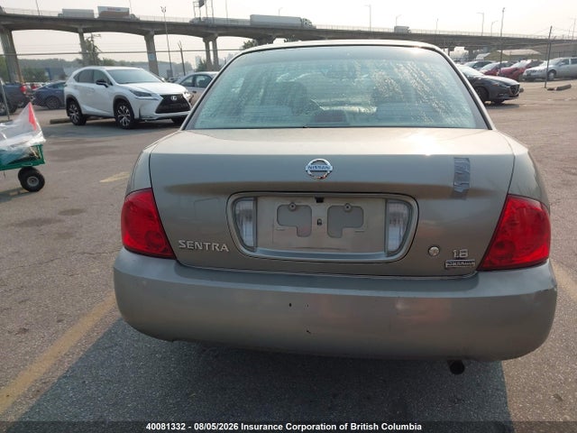 40081332 :رقم المزاد ، 3N1CB51D96L577985 vin ، 2006 Nissan Sentra 1.8/1.8s مزاد بيع