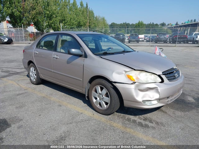 Продажа на аукционе авто 2003 Toyota Corolla Ce/le/s, vin: 2T1BR38E63C750674, номер лота: 40081333