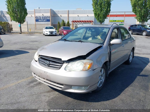 Продажа на аукционе авто 2003 Toyota Corolla Ce/le/s, vin: 2T1BR38E63C750674, номер лота: 40081333