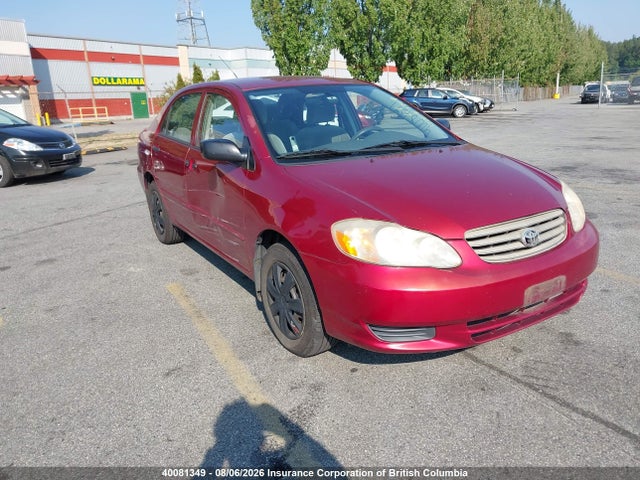 Продажа на аукционе авто 2004 Toyota Corolla Ce/le/s, vin: 2T1BR32E34C815586, номер лота: 40081349