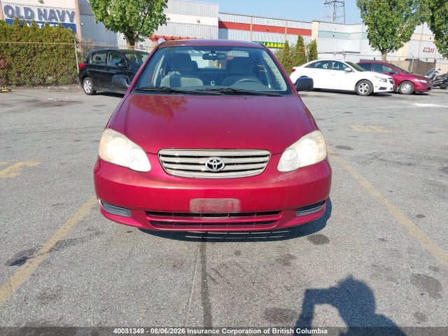Продажа на аукционе авто 2004 Toyota Corolla Ce/le/s, vin: 2T1BR32E34C815586, номер лота: 40081349