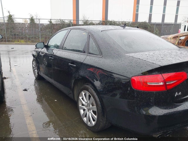 Aukcja sprzedaży 2014 Audi A4 Premium, vin: WAUBFCFL8EN009370, numer aukcji: 40058398