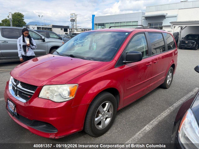 40081357 :رقم المزاد ، 2C4RDGBG9CR267873 vin ، 2012 Dodge Grand Caravan Se مزاد بيع