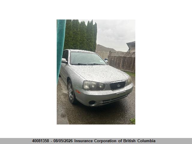 Aukcja sprzedaży 2002 Hyundai Elantra Gls/gt, vin: KMHDN45D02U313739, numer aukcji: 40081358