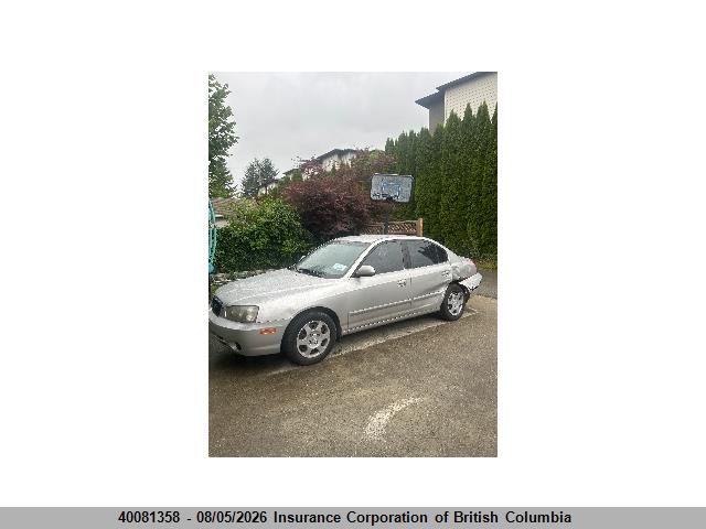 Aukcja sprzedaży 2002 Hyundai Elantra Gls/gt, vin: KMHDN45D02U313739, numer aukcji: 40081358