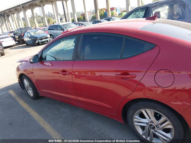 Auction sale of the 2019 Hyundai Elantra Sel/value/limited, vin: KMHD84LF9KU875781, lot number: 40078469