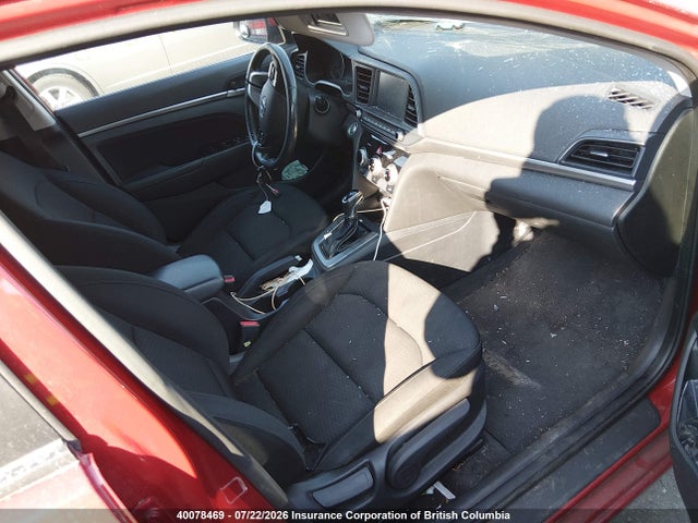Auction sale of the 2019 Hyundai Elantra Sel/value/limited, vin: KMHD84LF9KU875781, lot number: 40078469
