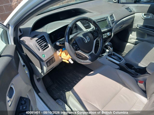 40081401 :رقم المزاد ، 2HGFB2F94CH002051 vin ، 2012 Honda Civic مزاد بيع