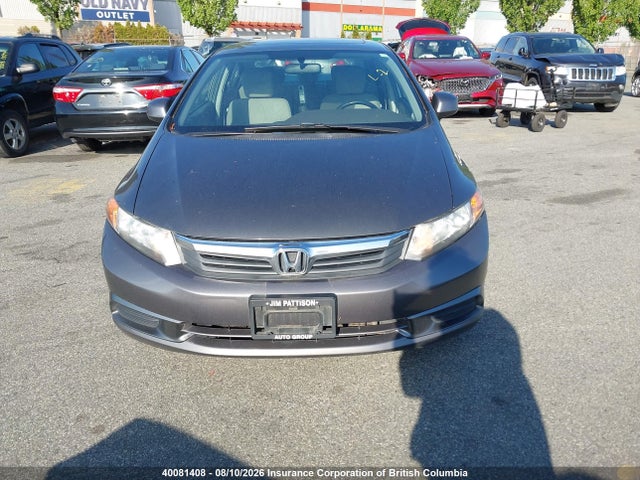 40081408 :رقم المزاد ، 2HGFB2F55CH007756 vin ، 2012 Honda Civic مزاد بيع