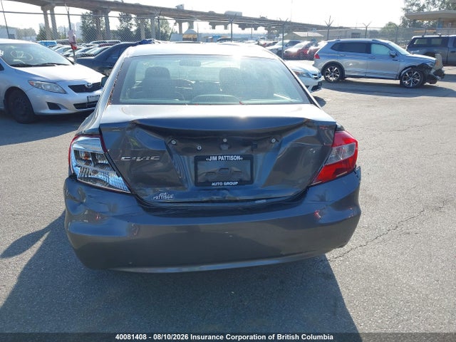 40081408 :رقم المزاد ، 2HGFB2F55CH007756 vin ، 2012 Honda Civic مزاد بيع