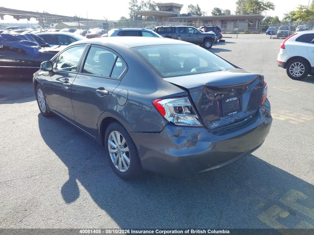 40081408 :رقم المزاد ، 2HGFB2F55CH007756 vin ، 2012 Honda Civic مزاد بيع