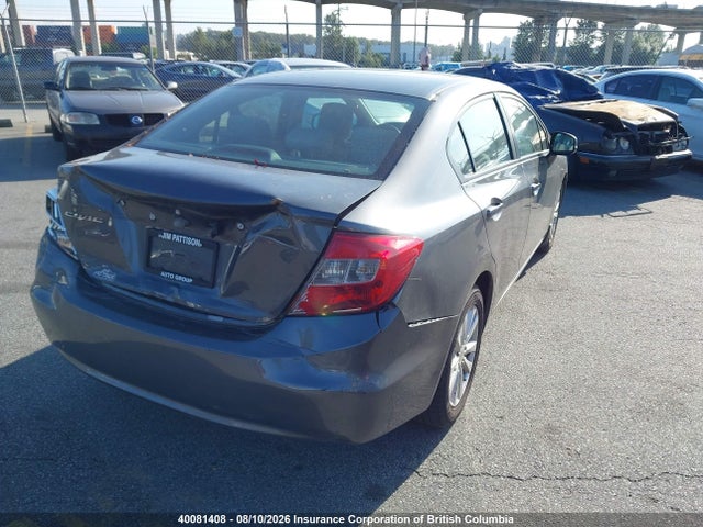 40081408 :رقم المزاد ، 2HGFB2F55CH007756 vin ، 2012 Honda Civic مزاد بيع