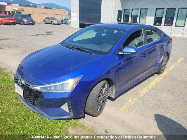 Auction sale of the 2019 Hyundai Elantra Sport, vin: KMHD04LB9KU891578, lot number: 40081416