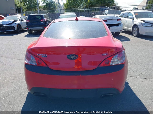 40081422 :رقم المزاد ، KMHHT6KD1BU062902 vin ، 2011 Hyundai Genesis 2.0t Premium مزاد بيع