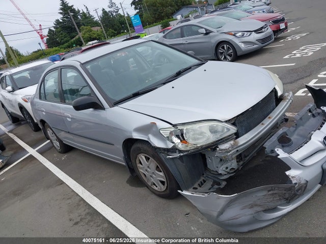 40075161 :رقم المزاد ، 2HGES164X4H923704 vin ، 2004 Honda Civic Dx مزاد بيع