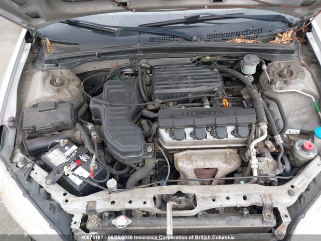 40075161 :رقم المزاد ، 2HGES164X4H923704 vin ، 2004 Honda Civic Dx مزاد بيع