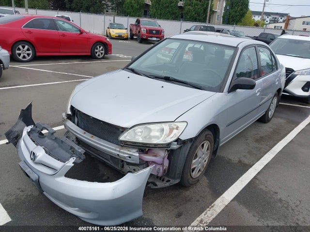 40075161 :رقم المزاد ، 2HGES164X4H923704 vin ، 2004 Honda Civic Dx مزاد بيع