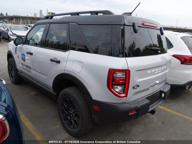 Aukcja sprzedaży 2026 Ford Bronco Sport Badlands, vin: 3FMCR9DA7TRE04861, numer aukcji: 40078133