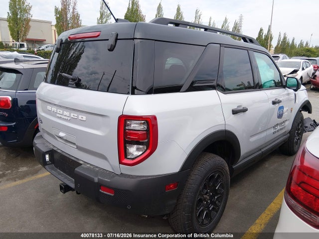 Auction sale of the 2026 Ford Bronco Sport Badlands, vin: 3FMCR9DA7TRE04861, lot number: 40078133