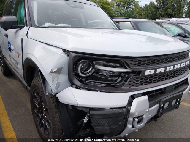 Aukcja sprzedaży 2026 Ford Bronco Sport Badlands, vin: 3FMCR9DA7TRE04861, numer aukcji: 40078133